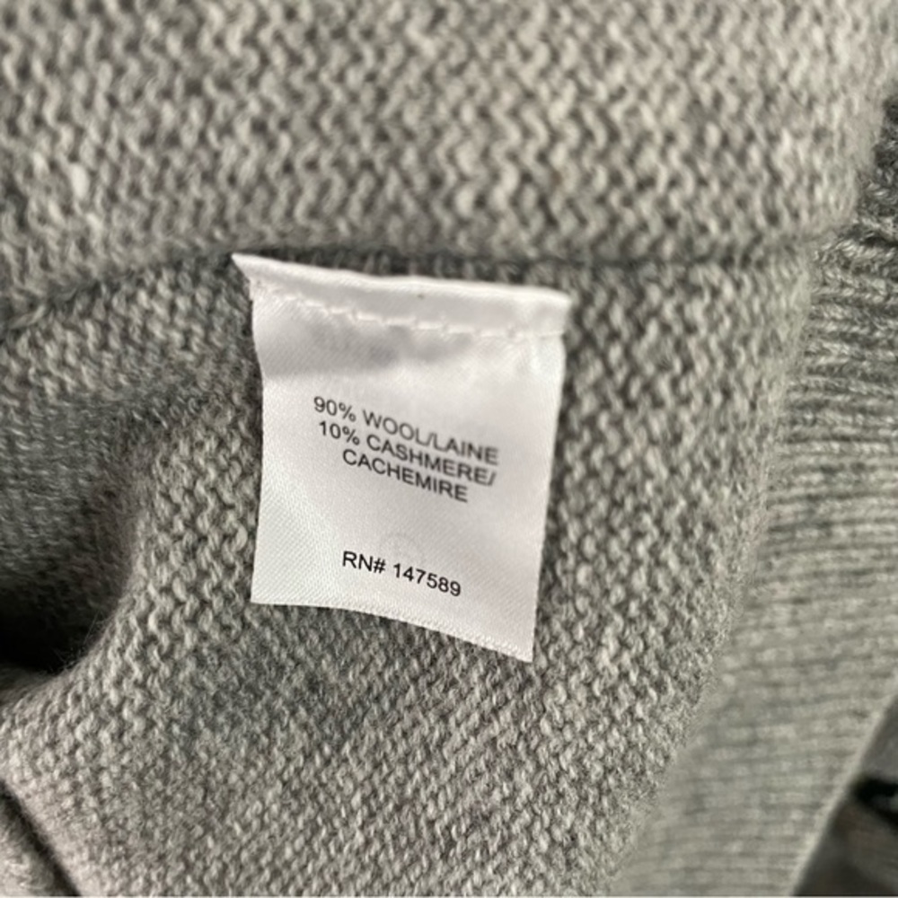 Robert Rodriguez Grey Wool Cashmere Lightning Bolt Grey Sweater M - Picture 7 of 9